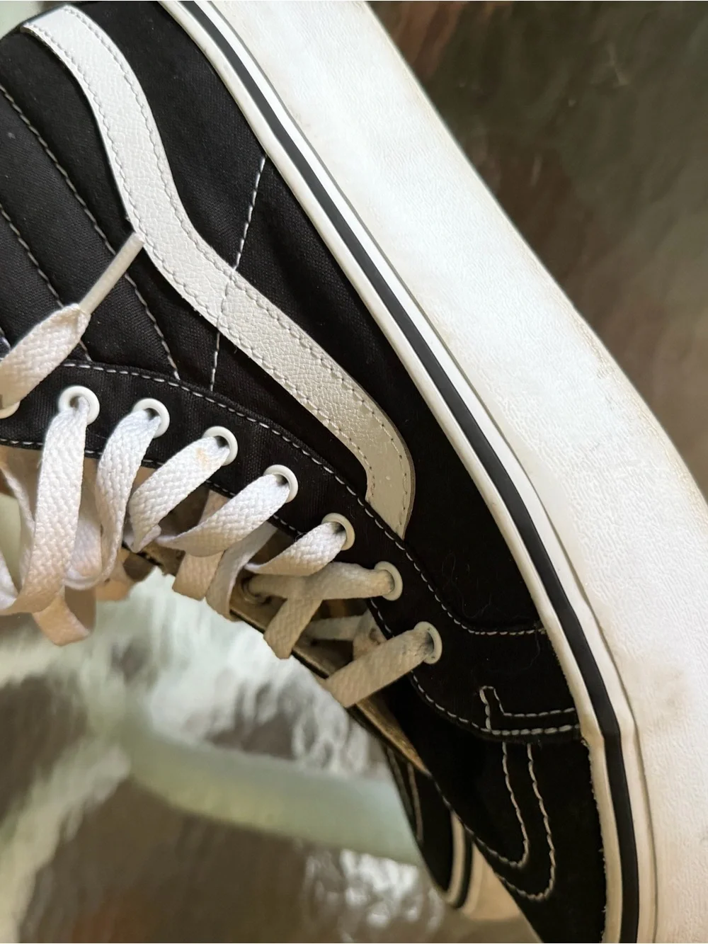 Women’s size 9.5 vans High-Top Platform Sneakers shoes